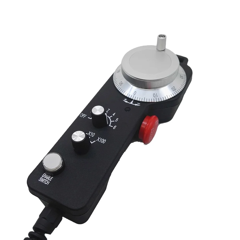 Fanuc CNC MPG voltage output A,B Signal 100ppr  Hand Controller Manual Pulse generator with E-stop