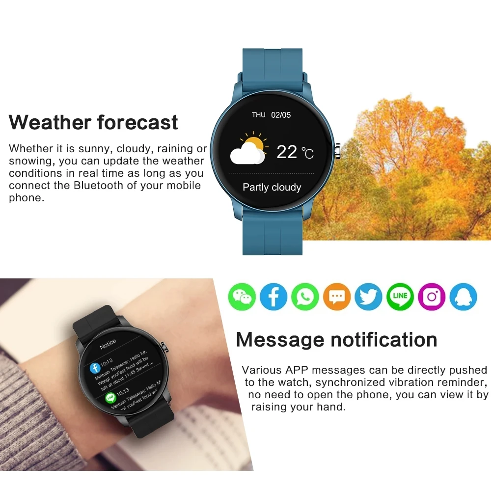 New Z2 Smart Watch BT Call Women Smartwatch Lady Electronic Smart Clock For Android IOS Fitness Tracker Sports