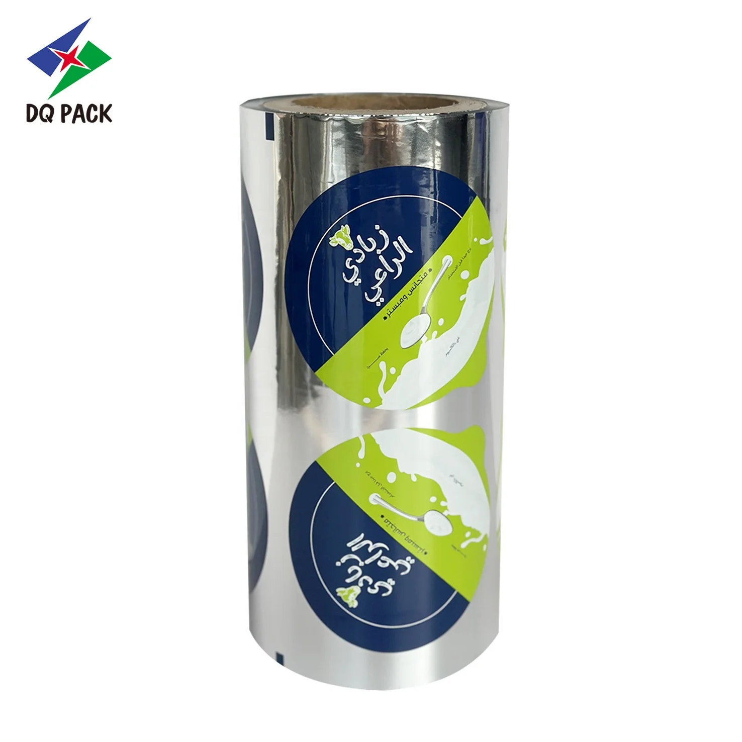 DQ PACK Custom Printed PS PP PET Cup Sealing  Roll Film For  Bubble Tea Yogurt Milk Cup