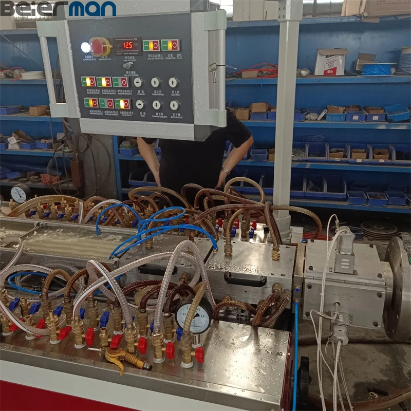 High Speed Automatic High Productivity PVC Profile Production Line For Sale
