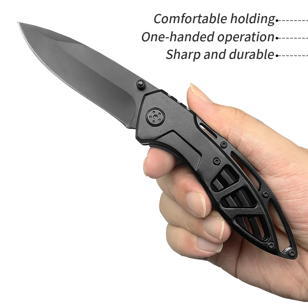 3cr13 steel blade aluminium handle promotion the beautiful small folding pocket knife for edc tool for gift