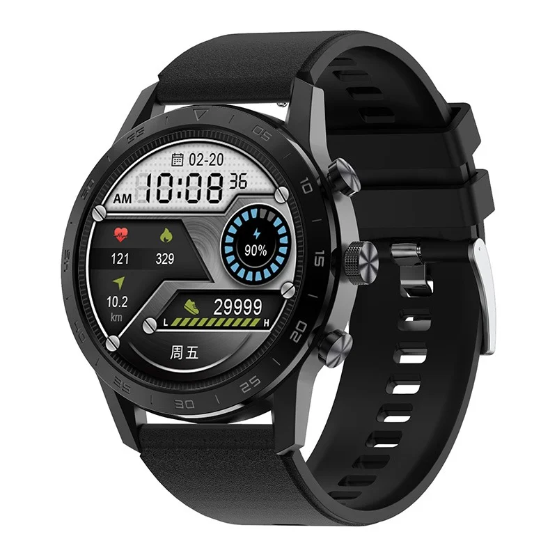 YTGEE 2023 DT70 KK70 1.39 inch Waterproof BT Call  Wireless Charge Stainless Steel Smart Watches for Men Sport Fitness Tracker