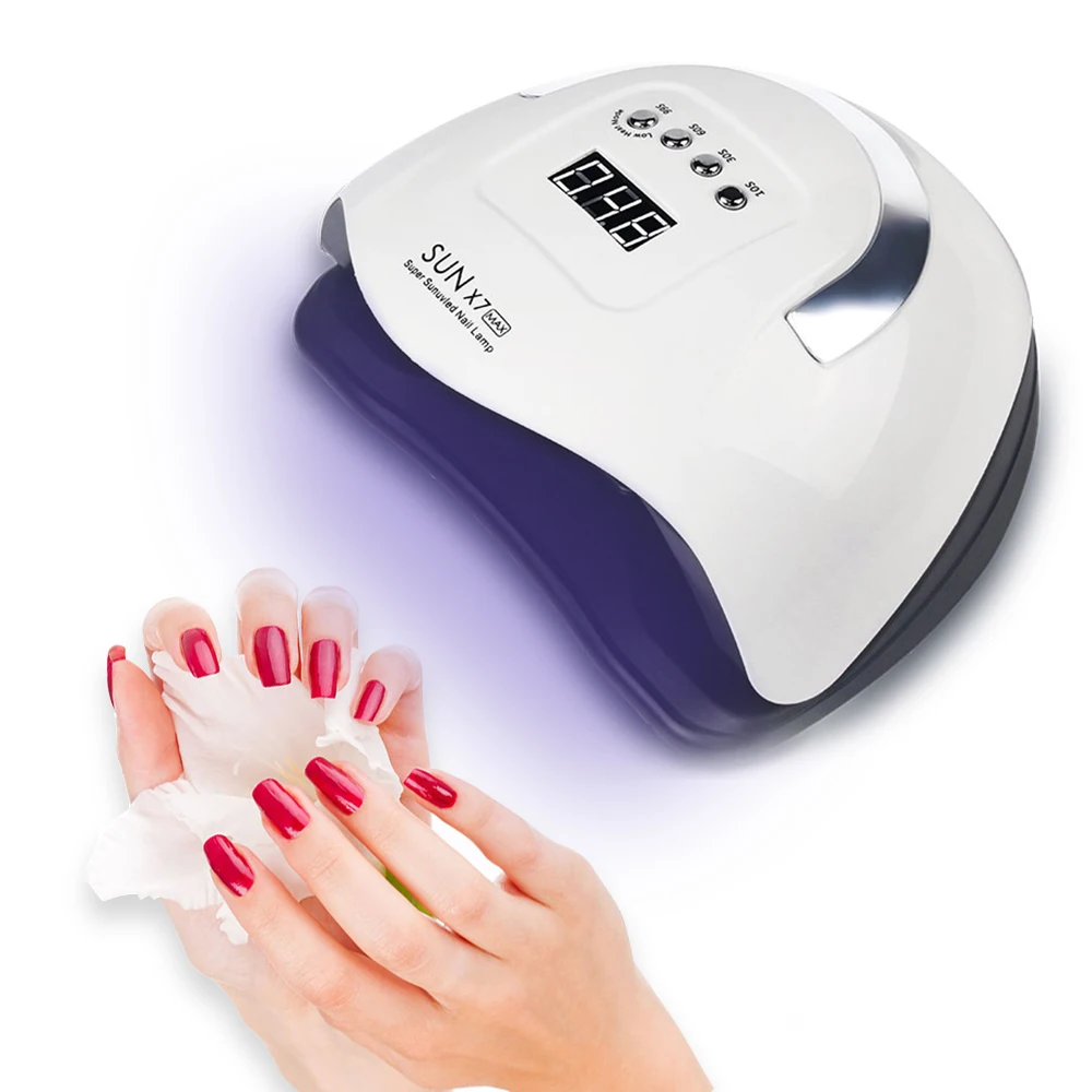 Custom SunUV LED Nail Lamp 57 Light Beads  Smart Sensor Nail Dryer Lampe UV a Ongle Gel Polish Fast Drying Tools Nail Equipments