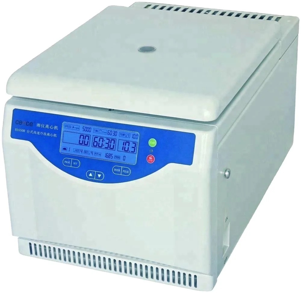 High Quality H1650-R Tabletop High Speed Refrigerated Centrifuge Bench Cold Centrifuge Laboratory Brushless Motor
