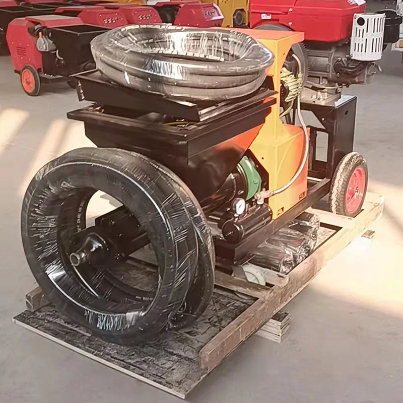 Electric Engine 7 Kw Cement Mortar Spraying Machine