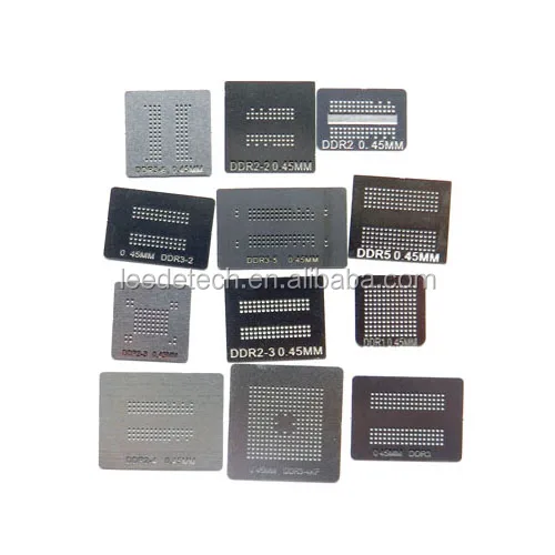 BGA Rework Station with 80*80mm 90*90mm BGA IC Reballing Stencils Template Kit Full Set for SALE