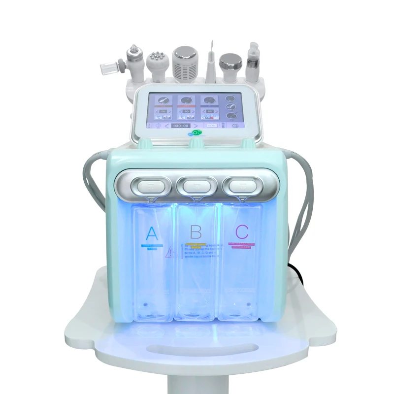 2024 7 en 1 Hydra Microdermabrasion Facial Machine Diamond Dermabrasion 6 in 1 Hydro Facial Machine