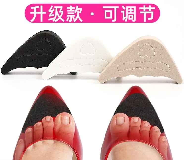 Women Shoes Toe Plug High Heel Insert Shoe Front Filler Cushion Pain Relief Protector Accessories Forefoot Pad Half Feet Insoles