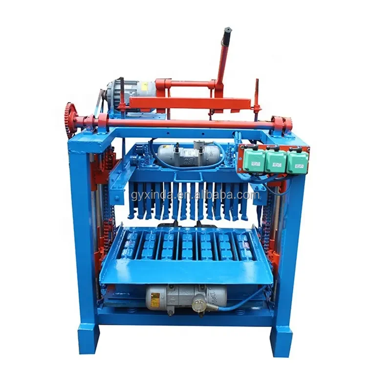 small cement brick making machine for making pressed hollow brick making machine price indian