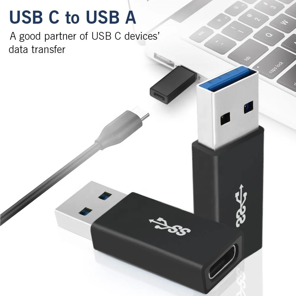 USB-C Female AM-CF USB3.1 10Gbps USB 3.0 Type A Male to 3.1 Converter