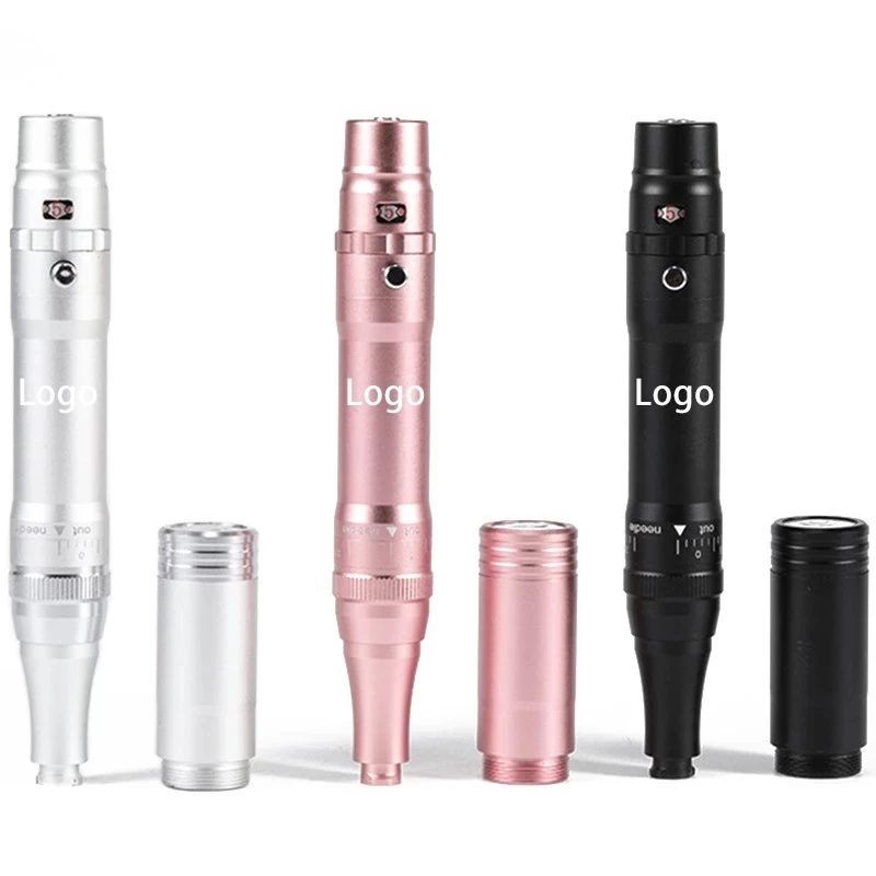 Black Silver Pink tattoo PUM machine gun pen  from JIDRAGON factory