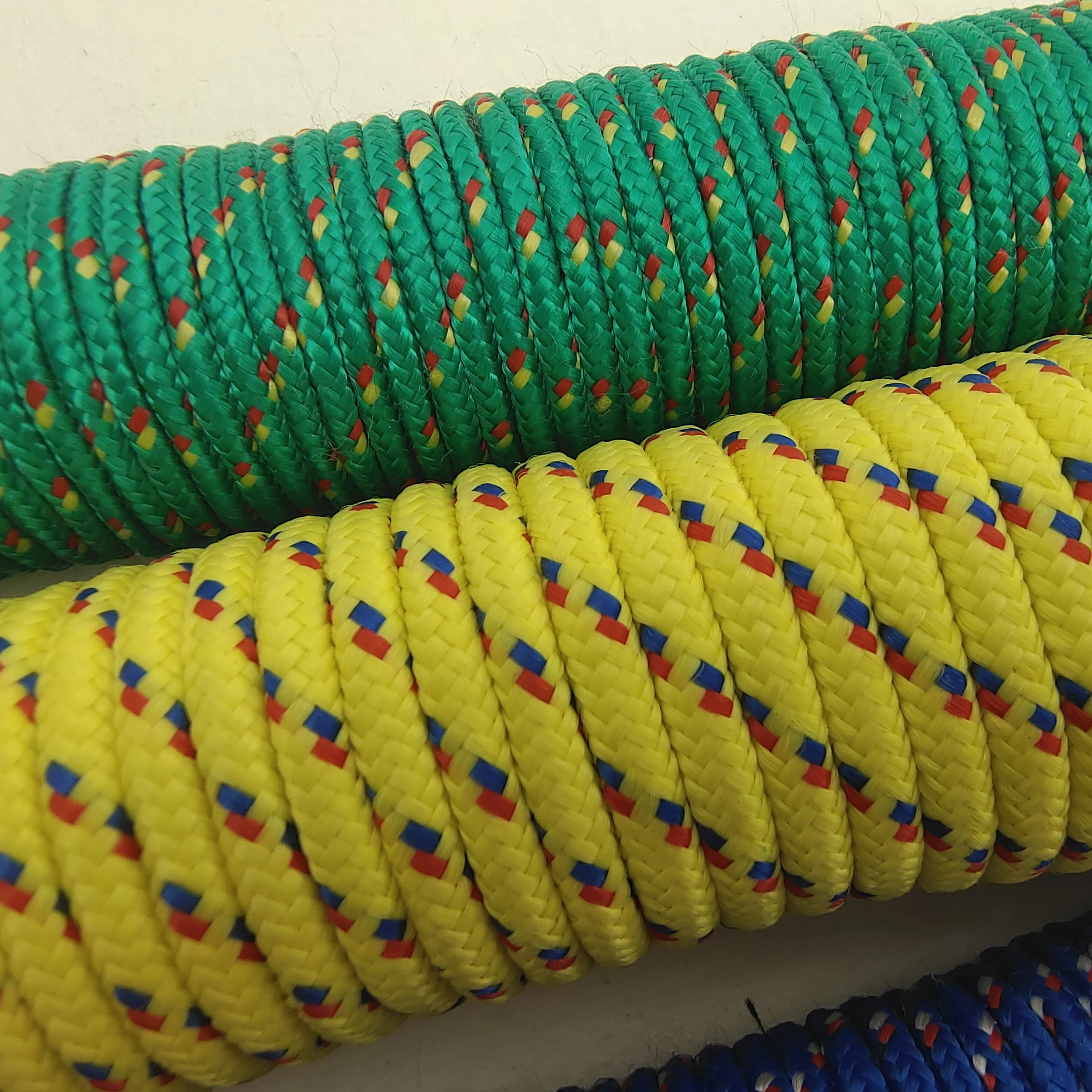 Factory Price OEM ODM Wholesale Supplier of 6mm blue rope/pe rope PE Plastic Braided Ropes