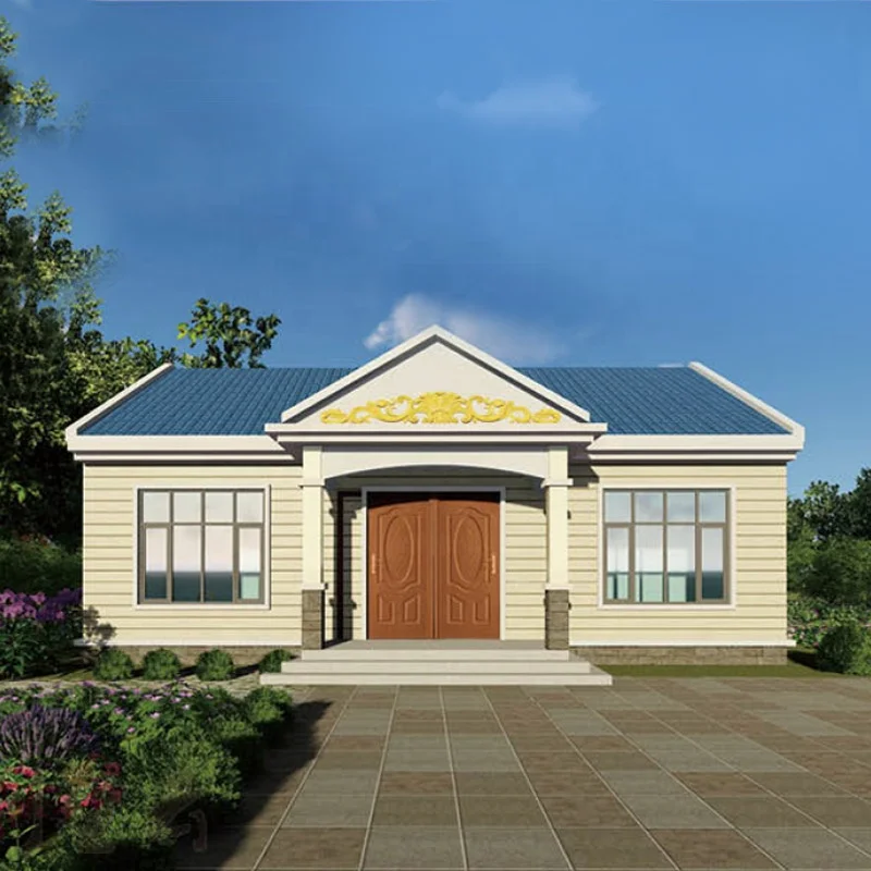 Deepblue Smarthouse House Certified Hot Custom-made Prefab Steel Prefabricated Light Steel Frame Villa Steel Structure Villa 9