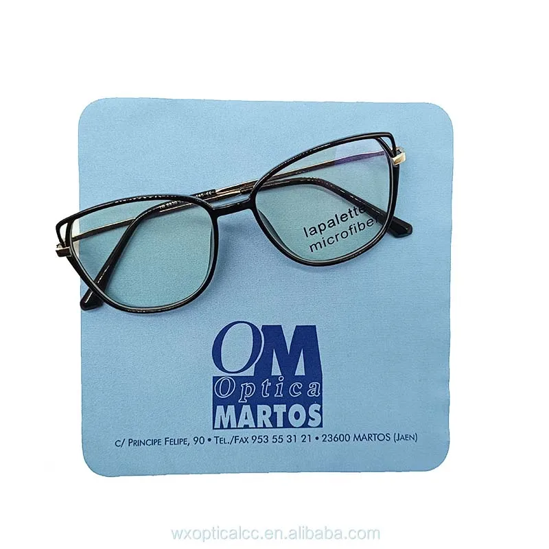 Wholesale OEM Custom High Quality Microfiber Eyeglasses Sunglass Glasses Lens Screen Phone Wipes Clean Cleaning Cloth