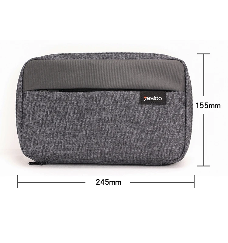 WB32 Yesido Hot Aelling Business Polyester Waterproof Protective Women Men 14 16 Inch Digital Accessory Storage Bag