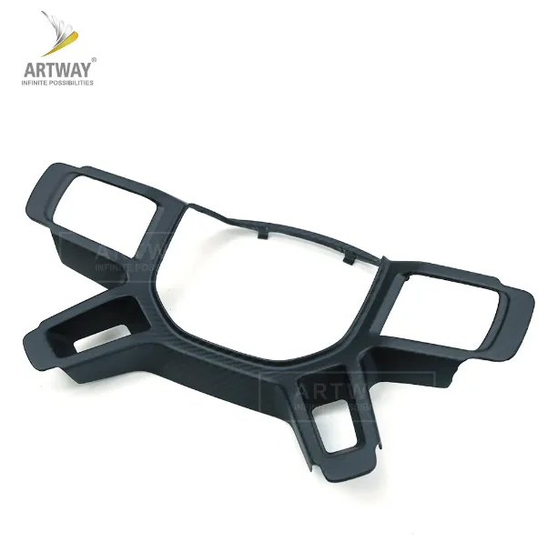 Car Interior Accessories Dry Carbon Fiber Steering Wheel Cover Trim for Land Rover Defender 2020+