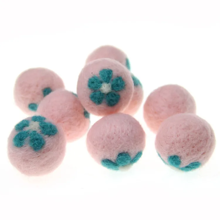  New Arrivals Laundry Products Eco Amazon Organic Hand Made Wool Dryer Balls 6cm