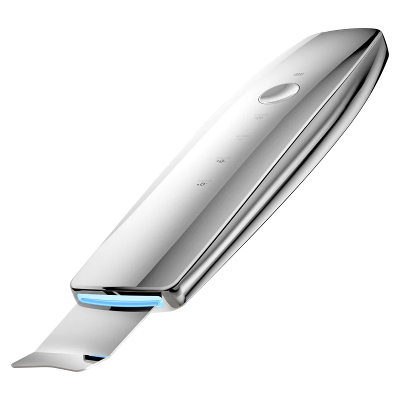 Wholesale Face Cleaning Manufacturer Sonic Peeling Shovel Skin Scrubber Machine with LED Light