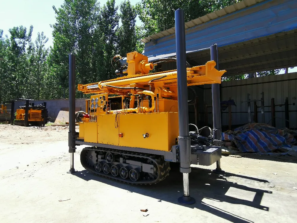 160m 180m 200m rock drill pneumatic drilling water well diesel powered drilling rig