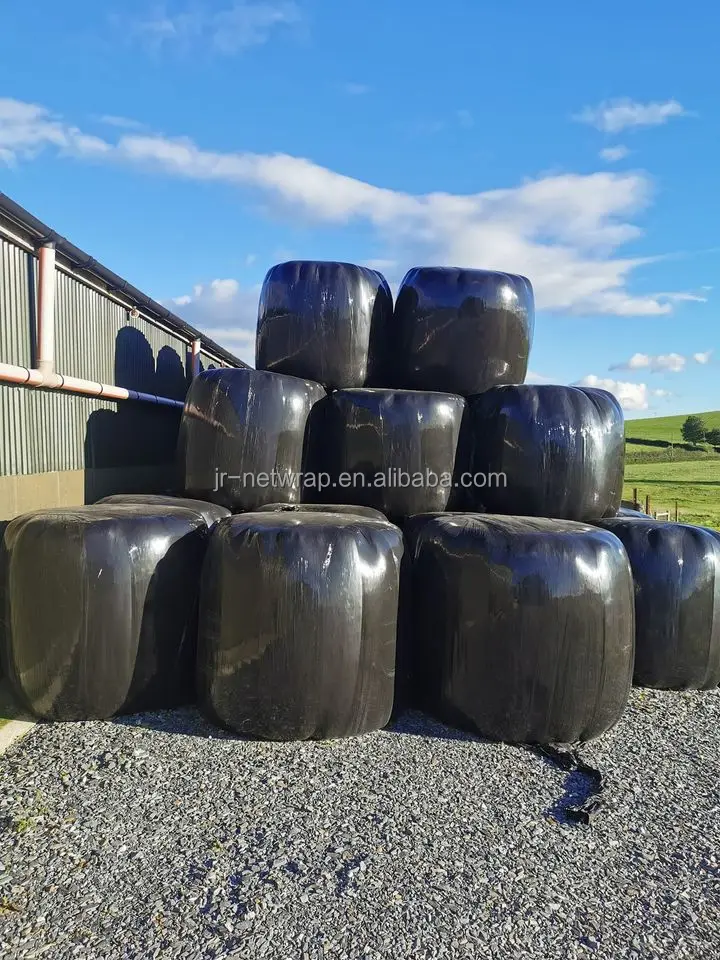 5 слоев сельское хозяйство HDPE стретч-пленка для силосная пленка рулонов сена упаковочной пленки