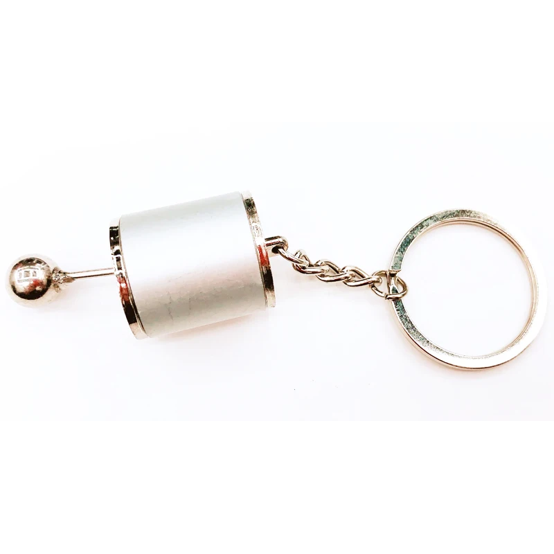 Auto Parts Keychain Six-Speed Manual Transmission Gear Shift Lever Carabiner Promotional Six-Speed Manual Transmission Keychain