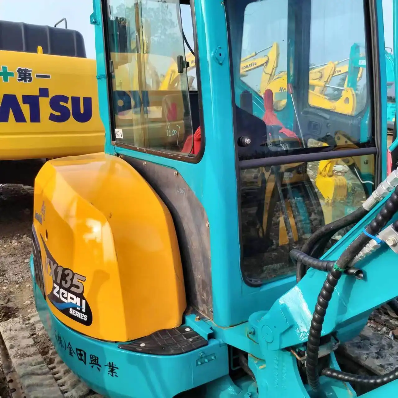 Подержанный мини-экскаватор Kubota U35 Digger подержанное 3 5 t Kx135 оригинальное оборудование