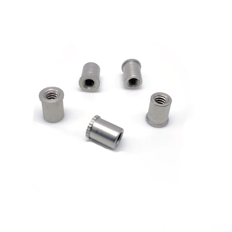 Hot Selling Self Clinching Stud Through Threaded Hole Rivet Standoff Self Clinching Nut