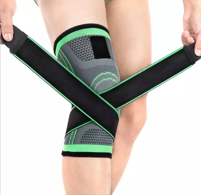 New hot selling custom 9mm adjustable knee support sleeve/brace manufacturer supplier