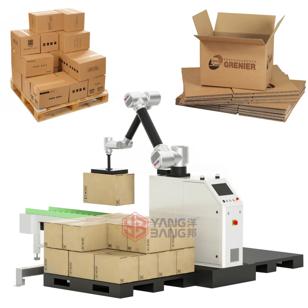High Level Robot Palletizer 20kg Palletizing Cobot Packaging Line Stacking Machine