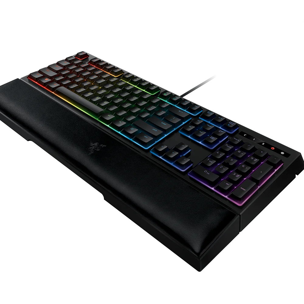 Razer Ornata V2 Mecha-membrane gaming keyboard RGB Backlighting Keyboard with Multi-function Digital Wheel and Media Keys