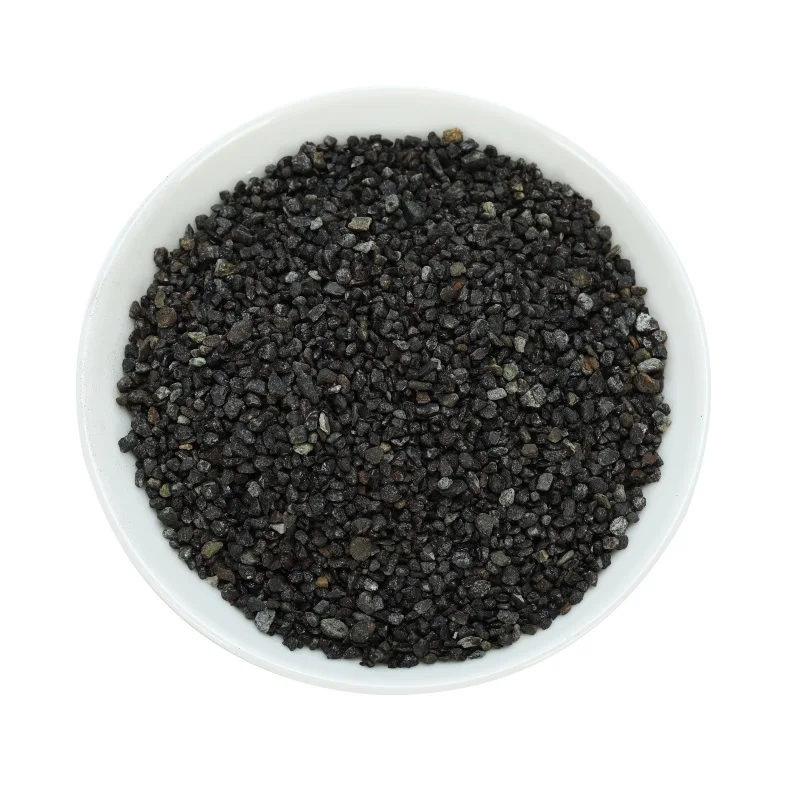 China exports 2024 new carborundum black 2-4 mm large particles indoor landscape fish tank filling