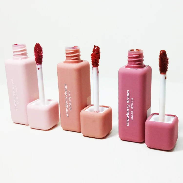 
Hot Sale Matte Liquid Lipstick Waterproof Red Velvet Lip Makeup Long Lasting Lip Gloss Tint Matte Lipgloss Tube 