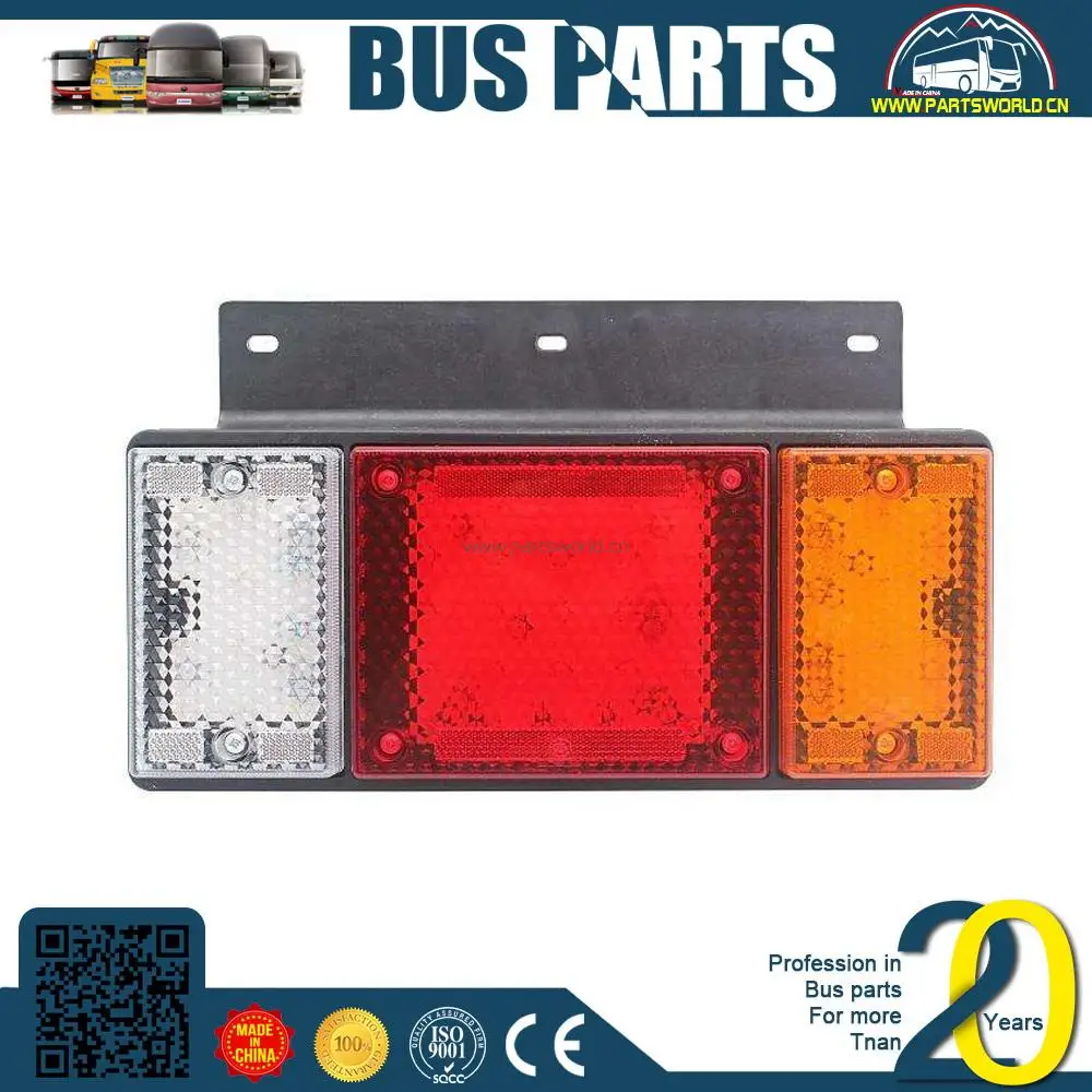 Diesel Generator engine parts marcopolo g6 taillight bus lamp small round led tail light zonda