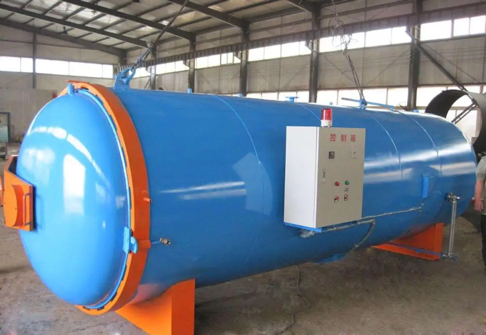 
Tire tread retreading / repair vulcanizing machine 