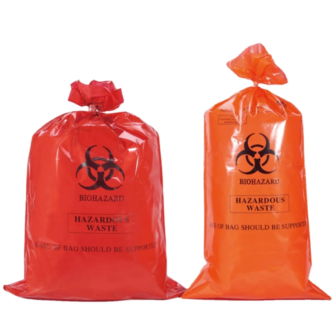 Biodegradable Polypropylene Side Gusset Bags Autoclavable Disposable Biohazard Bags