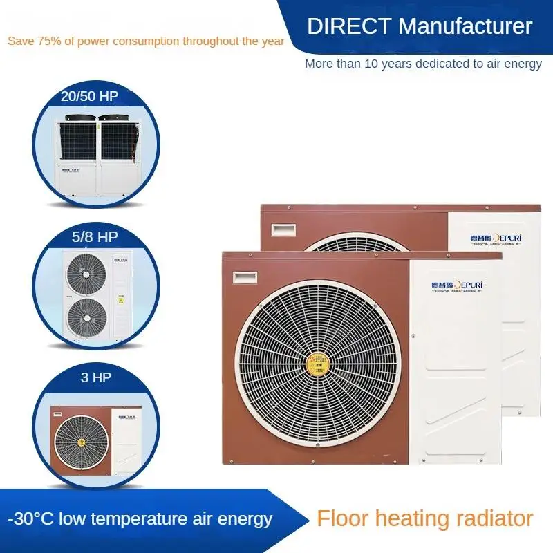 A+++ TUV 20kw Inverters Heatpump -25 Evi R32 Cooling Air Pumps Heat-pumps 15kw Monoblock Water Heating Source Air Heat Pump