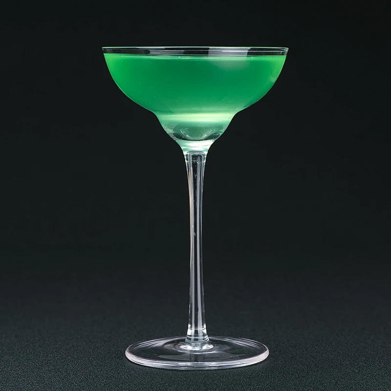 Mouth Blow Bar Supplies Conic Classical Cocktail Glass Stem Big
