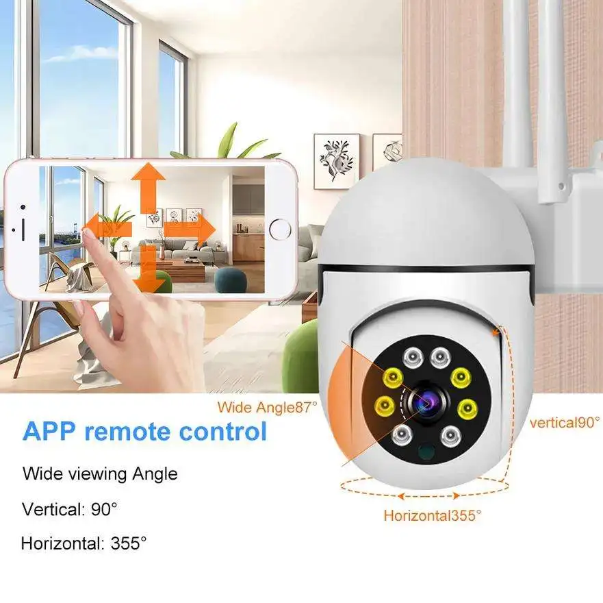 Factory Direct Full Color 360 Degree 1080P 1MP V380 Outdoor Camera Wifi Wireless