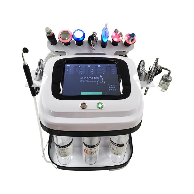 Hydro Oxygen Facial Cleaning Microdermabrasion Jet Peel Diamond Tip Skin Care Beauty Machine