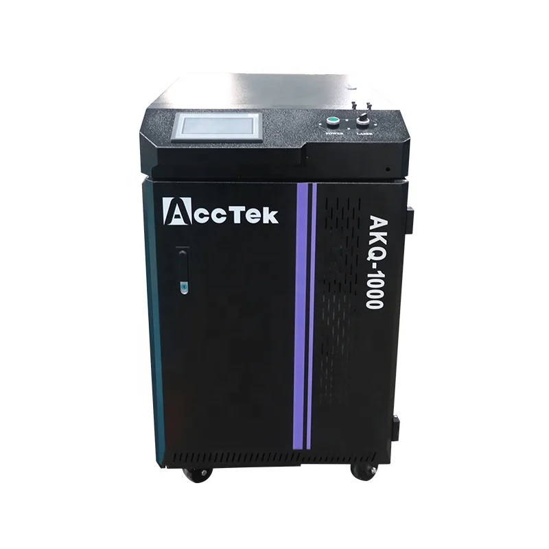 220V AKQ-1000/2000 Optical Laser Rust Remover Metal Surface Cleaning Wall Ground Graffiti MAX JPT Cleaning Machine