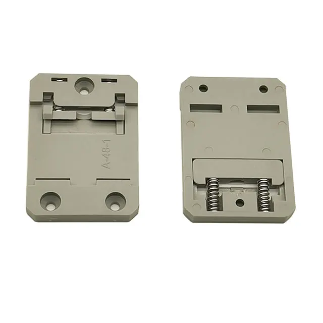 Rohs Compliant Nylon Spring Loaded Din Guide Rail Buckle, Din Rail Bracket,Clamps Clips