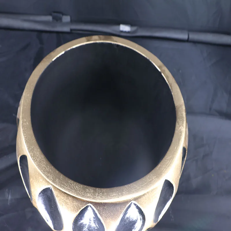 2020 New Products Luxury Nordic Vintage Decoration Ball shape Round big Gold ceramic floor flower vase