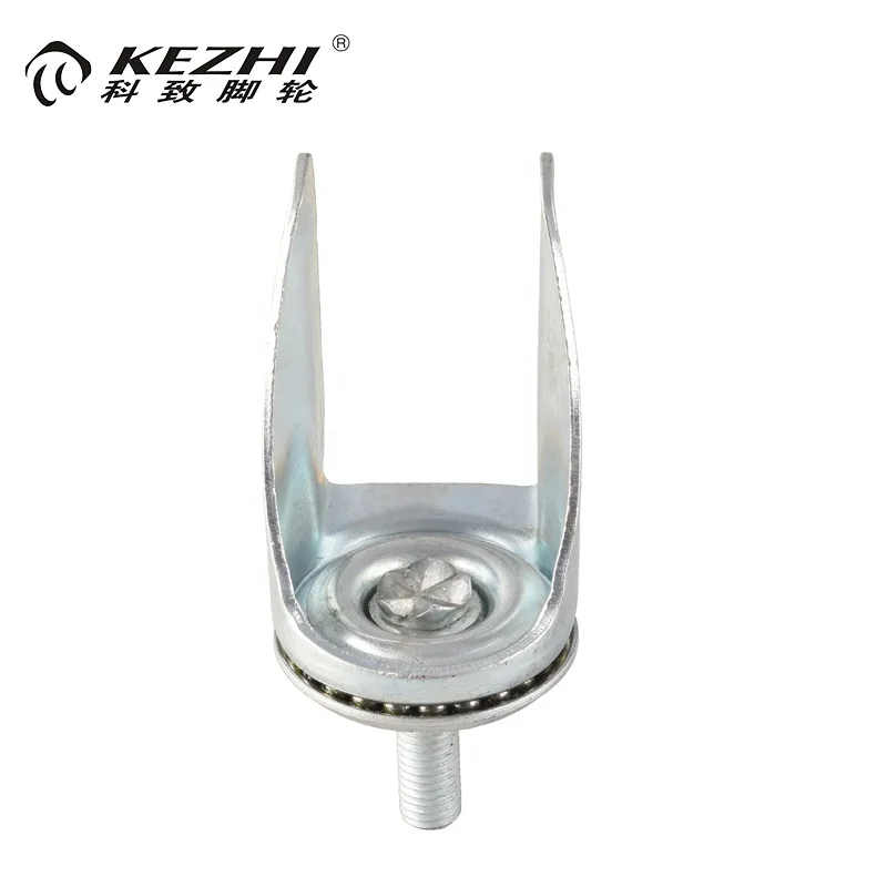Хороший материал 5 дюймов резьбовой стержень литой ролик pu колеса для столовой тележки