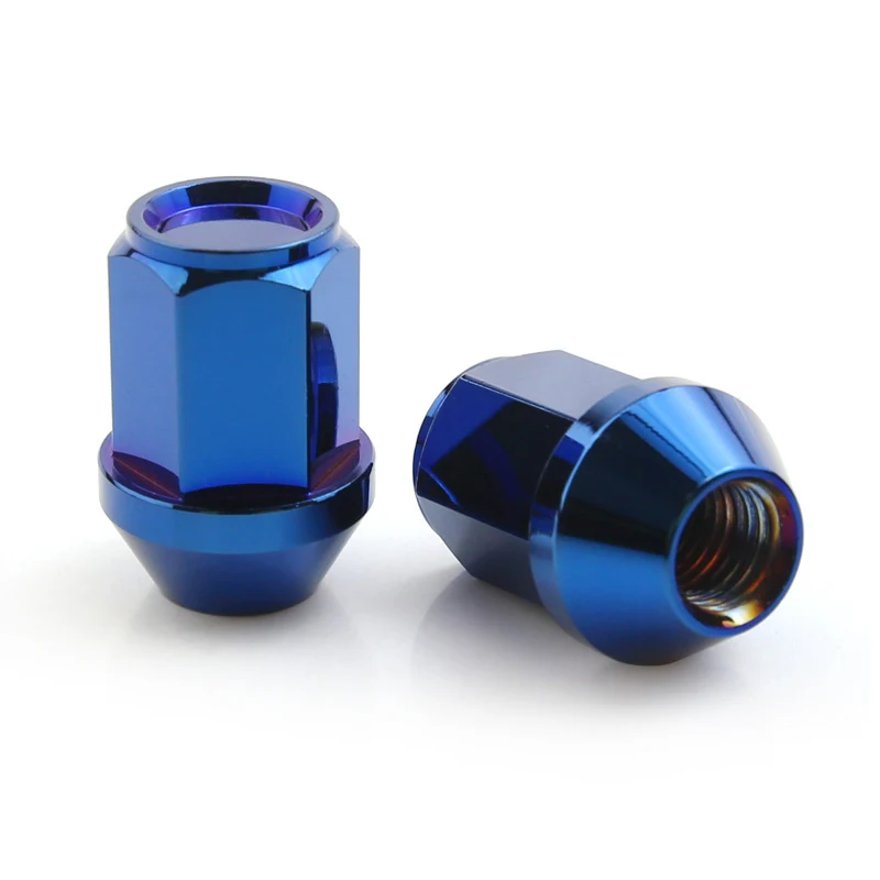 Popular Custom Bulge Acorn Chrome Plated Steel M12X1.5 Conical Seat Car Wheel Lug Nuts