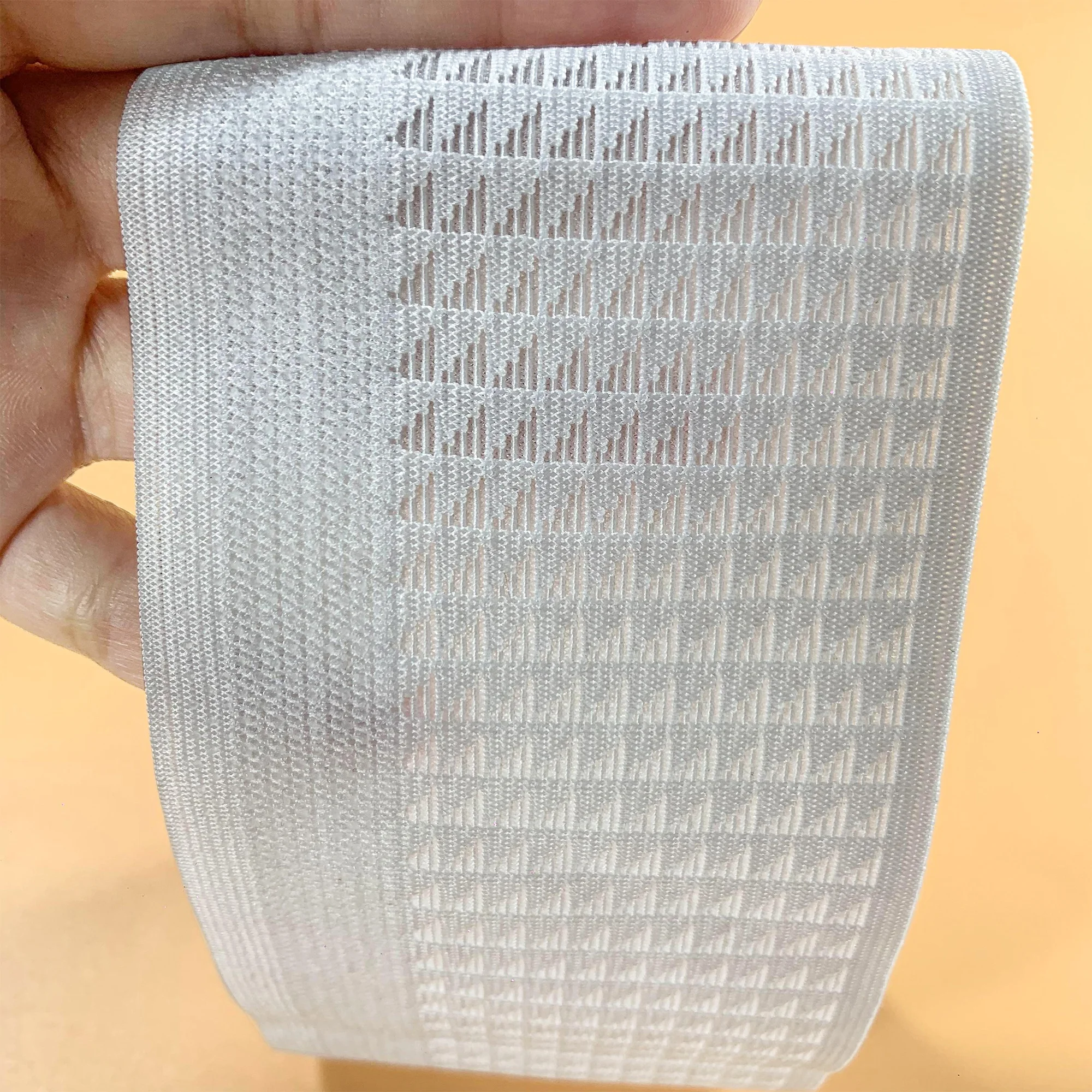 Custom printed silicone non-slip elastic gripper power band wide elastic waistband for Cycling Jersey