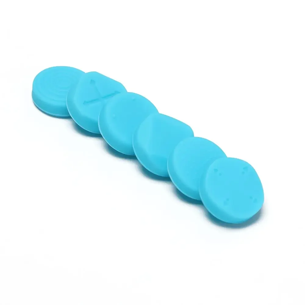 6 In 1 Silicone Thumbstick Grip Cap Joystick Analog Protective Cover For so-ny PlayStation For Psvita PS Vita PSV 1000/2000 Slim