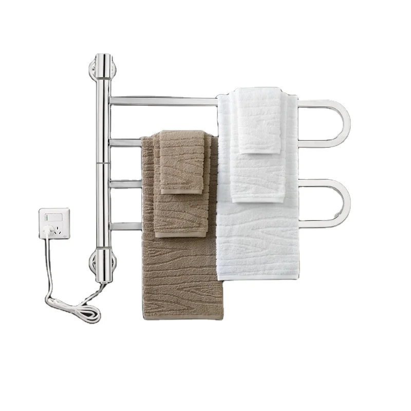 Электрическая вешалка для полотенец для ванной комнаты с полкой, настенный радиатор для ванной комнаты, электрическая вешалка для полотенец B2