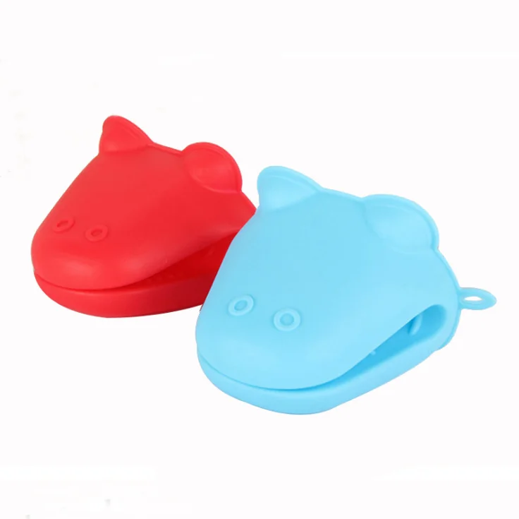 
High Quality Heat Insulation Pot Holder Cooking Glove Grip Pinch Silicone Oven Mitts 
