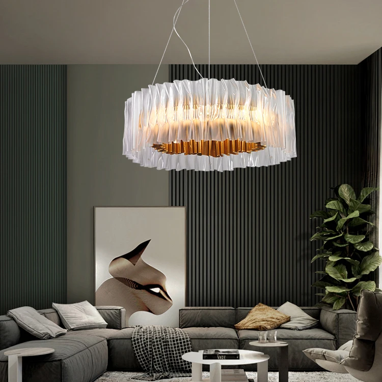 DLSSLIGHTING большая гостиничная подвесная элегантная Свадебная люстра Хрустальная Роскошная светодиодная подвесной светильник