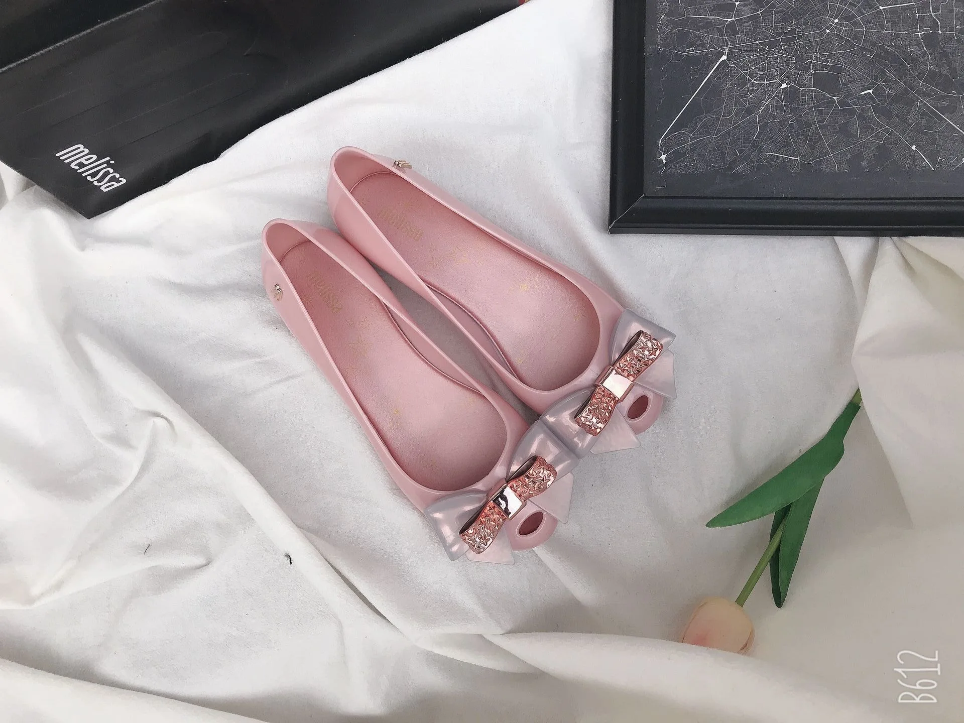 High quality Melissa ladies shoes Jelly fish toe sandals bow metal plastic melissa shoes women melissa sandals